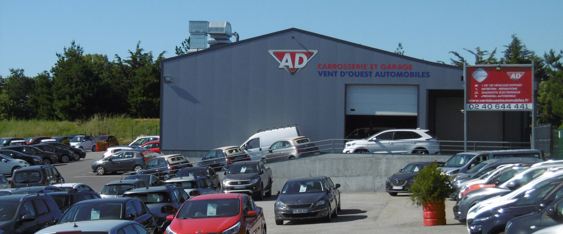 Slide 4 du site de Vent d'ouest automobiles